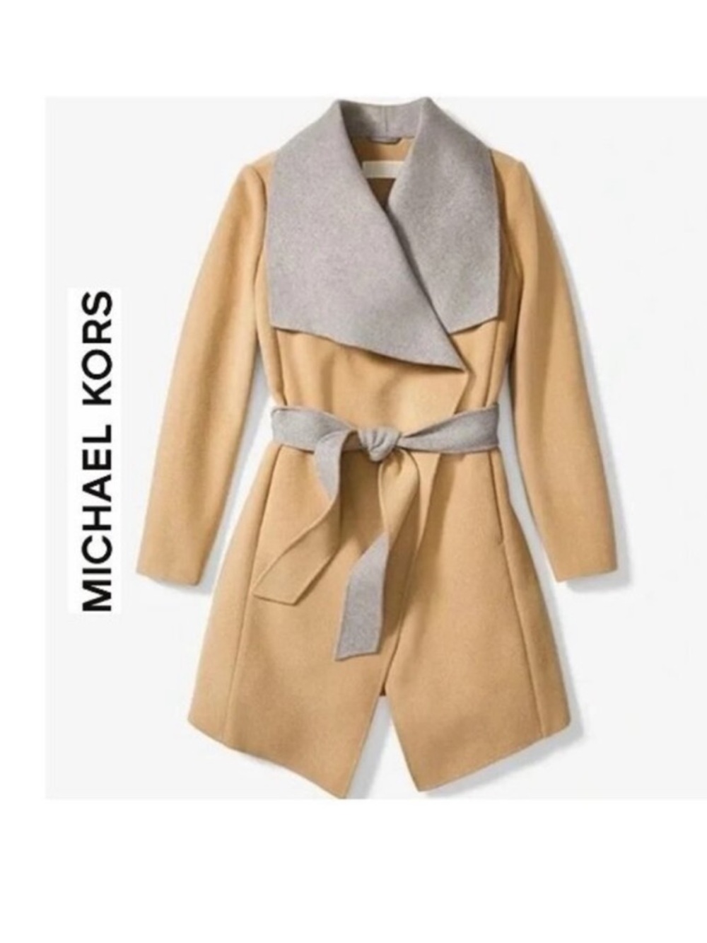 MICHAEL KORS DOUBLE FACE WOOL CARDIGAN JACKET sz M
